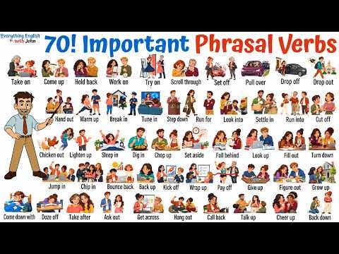 70 IMPORTANT Phrasal Verbs to Sound Like a Native Speaker - English Speaking Practice