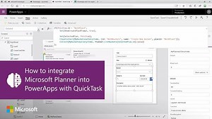 How to integrate Microsoft Planner into PowerApps with QuickTask