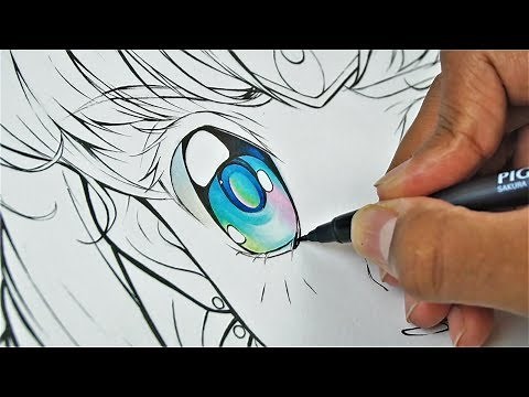 How To Use COPIC Markers !! Real time coloring process