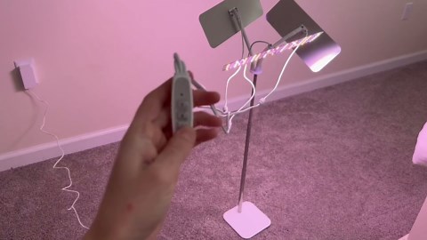 KINGPLUS Grow Lights with Stand, Three Heads, Full Spectrum LED Grow Light for Indoor Plants, 360 Leds, 4 Dimmable Levels, Timer 4/8/12h, 12-60inches Height Adjustable, 48w, Ideal for Desk Small Plant