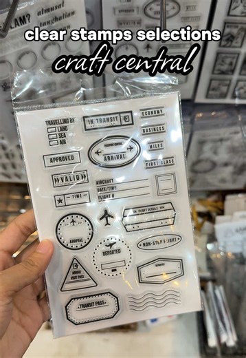 clear stamps @ craft central 💖 #journal #clearstamps #craftcentral #foryou #stationery