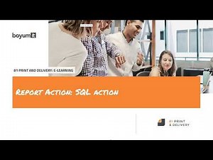B1 Print & Delivery: Additional Report Actions - SQL Action