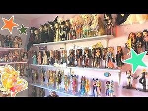 ★ a tour of my doll display / collection ★ | Bratz, Pullip, Winx Club, Myscene & More