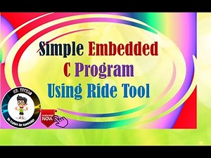 Run Embedded C Program Using RIDE
