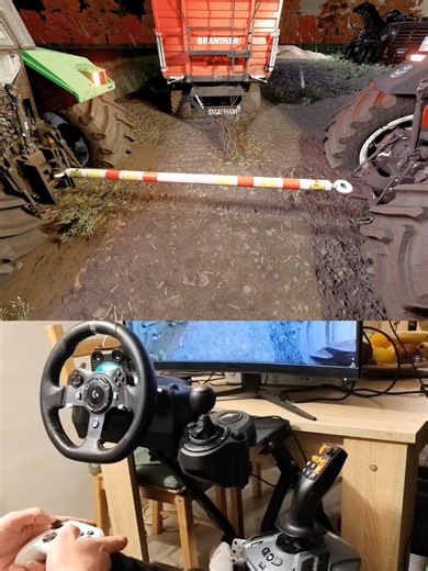 Farming Simulator Deutz Fahr save FiatAgri from mud Thrustmaster Farmstick #dkgc #deutz #fiat #fs22