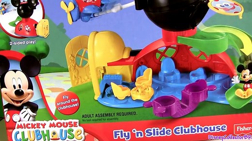 Mickey Mouse Fly n Slide Clubhouse Playset with Peppa Pig & Minnie Mouse by Disneycollector