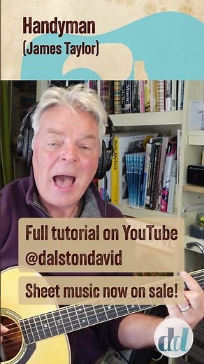 Handyman (James Taylor)—Complete Guitar Lesson #acousticguitar #fingerpicking