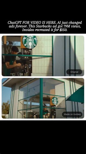 ChatGPT Tips | Artificial Intelligence on Instagram: "@invideo.io just unleashed a new layer of creativity: with one single prompt, you can now generate full-length cinematic ads that look like million-dollar productions. No studios. No barriers. → Pulls in your brand assets automatically → Delivers Hollywood-style visuals in hours, not weeks → Lets any creator or business play at the level of the world’s biggest brands This ad was made in just $150 (150 credits) — using invideo’s Generative Ult