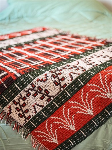 Harvest Wishes Mosaic Crochet Blanket PATTERN (PDF Download) - Etsy