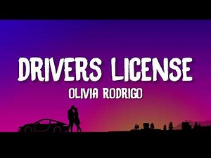 Olivia Rodrigo - drivers license (Lyrics)