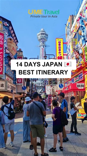 JAPAN 14 Day Itinerary for first timers Tokyo: 4 days 🗼 Tokyo Tower ⛩️ Senso-ji Temple 🌆 Shibuya Sky ✨ Teamlab Borderless 🎏 Tsukiji Market Mt. Fuji (Kawaguchiko): 1 day 🗻 Chureito Pagoda 🗻 Shimoyoshida 🗻 Oshino Hakkai 🗻 Arakurayama Sergen Shrine Kanazawa: 2 days 🏯 Kanazawa Castle 🍃 Kenrokuen Garden 👘 Higashi Chaya District ⚔️ Nagamachi Samurai District 🍦 Gold leaf Ice cream @hakuichi Shirakawago Takayama: 1 day 🏠 Gassho houses 👀 Tenshukaku Observatory 🍶 Sanmachi Suji Takayama 🎌 Ta