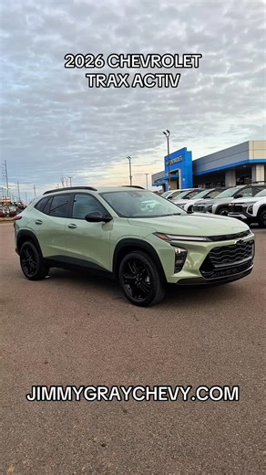 2026 CHEVROLET TRAX ACTIV – Cacti Green 🌵 Built for everyday life—with an adventurous edge. ✔️ ACTIV rugged styling with unique accents 🛞 ✔️ Turbocharged efficiency for city & highway driving ⛽ ✔️ Apple CarPlay & Android Auto 📱 ✔️ Advanced safety & driver-assist features 🛡️ ✔️ Compact SUV that’s easy to drive, park, and enjoy 🚗 ✔️ Stand-out Cacti Green exterior that turns heads 🌿 Perfect for commuters, first-time buyers, and anyone who wants style, versatility, and value in one smart SUV. 