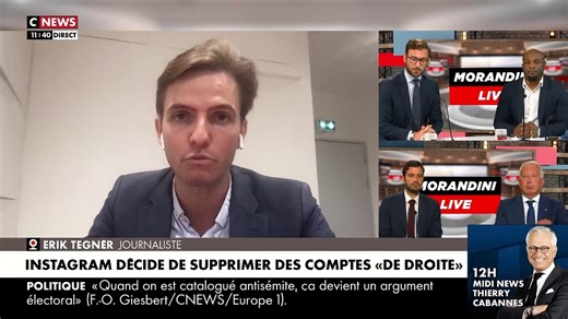 EXCLU - Erik Tegnér, le patron de "Frontières" (ex Livre Noir) donne jusqu'à jeudi à Instagram pour 