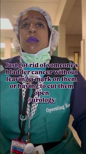 One of the most rewarding things as a urologist is to do this: be able to completely remove