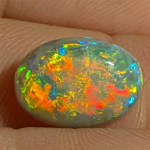 Lightning Ridge Opal - 4.8 Ct. - 13.8 X 9.8 Mm - Australia - Natural - Etsy