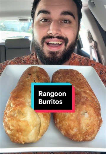 Crab Rangoon Burritos with Scallion Pancake Wraps