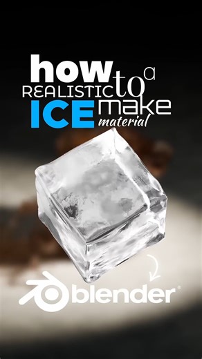 11K views · 302 reactions | 流 Realistic Ice in Blender ❄️ Using noise textures + color ramps, you can make ice that looks super real!  Save this reel for later and level up your Blender materials! #3d #3danimation #blender #blender3d #jaggustudio | Jaggu Studio | Facebook