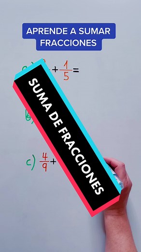 Aprende a sumar fracciones de forma sencilla