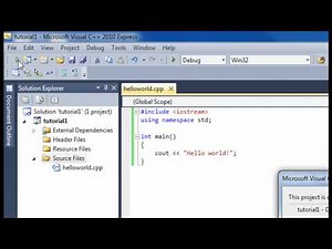 2 | "Hello World!" using Visual Studio | C++ For Absolute Beginners