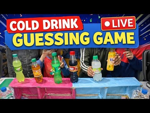 Cold Drink Guessing Game 🥤 | Kids Fun Challenge LIVE | Ding Dong Family Fun