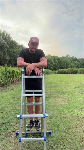 5-Step A-Frame Extension Ladder 17ft — Anti-Slip Telescoping Ladder