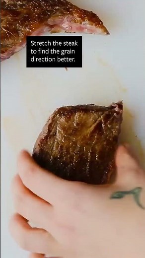 How to Cut Steak Against the Grain