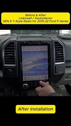 Still using the ancient radio in your 2015-22 Ford F-150? This 12.1" beast will blow your mind! 🚀