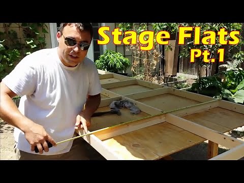 Building Wall Panels: Set/TV/Studio Flat Construction FRAMING