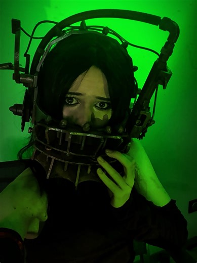 new cosplay full handmade 👐#saw#reversebeartrap #amanda #jigsaw #horror
