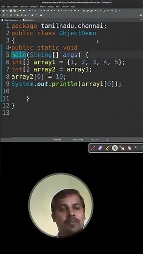 Guess the Output Java Array Puzzle - Java in Tamil - Interview Program Muthuramalingam #javacourse