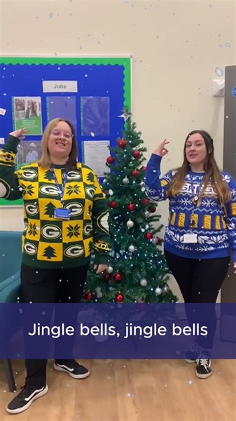 Sleighing it in sign language!  Our customer contact team (along with some special guests) created a rendition of Jingle Bells  using British Sign Language! What do you think? 朗 | The Bedford Sixth Form | Facebook