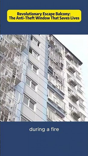 Revolutionary Escape Balcony: The Anti-Theft Window That Saves Lives