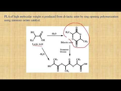 Biodegradable polymers - Polylactic acid (PLA) #vishnuthumma #polymerchemistry