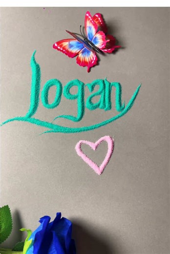Logan's Relaxing Sand Art Experience