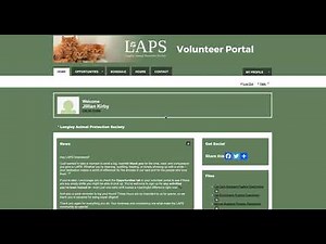LAPS Volunteer Portal Tutorial