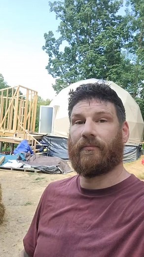 16K views · 637 reactions | After 4 years off grid our new bathhouse is being built #offgridliving #simplelife #offgridlife #shower #livingmybestlife #countrylife | Off Grid & Growing | Facebook