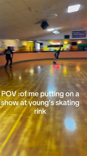 𝙏𝙝𝙚 𝙎𝙝𝙞𝙯𝙯🤫🔥🔥 on Instagram: "Going crazy at young’s skating rink#skating #theshizz #rollingskating #belttoass #takeover"