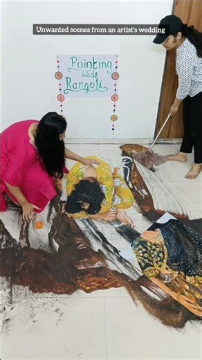 Artist's wedding gone wrong 😭😂 #shorts #youtubeshorts #artists #artwork