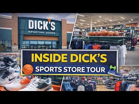 🇺🇸Inside DICK’S Sporting Goods 🏀👟 | Sports Shoes, Clothing & Gear Store Tour