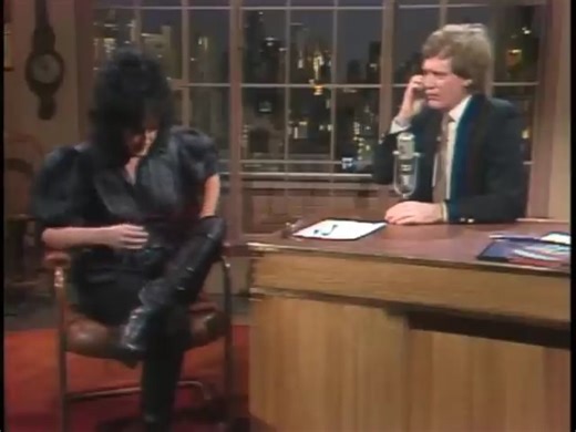 Grace Slick on Letterman, January 10, 1983 | Top Hat Crew's "Live Music Archives"