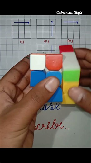 rubics cube❤ eassy tutorial😍.#rubikscube #tutorial #speedcubing #viralshorts