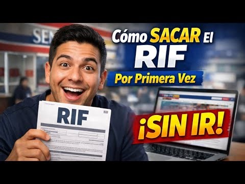 How to get your RIF for the first time without going to SENIAT 🚀🇻🇪 Super easy 2026