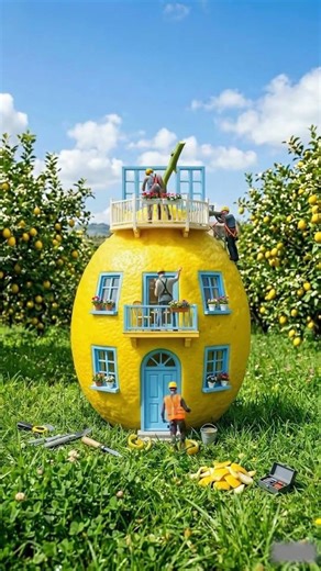 "This Lemon House Will BLOW Your Mind! 🍋 (Most Viral House in the World)"