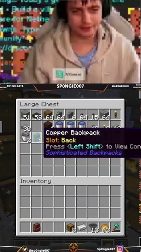 Finally Upgrading to an Iron Backpack! 🎒