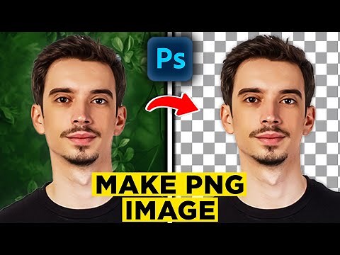 How to Make PNG Image in Photoshop (2025) - Full Guide!