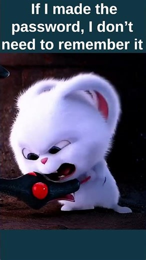 Engineer logic: If I made the password, I don’t need to remember it