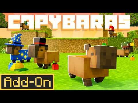 Capybaras Add-On | Minecraft Marketplace Official Trailer