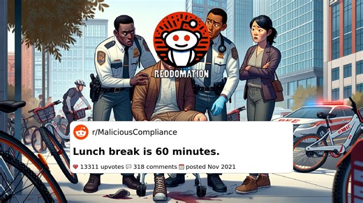 Lunch break is 60 minutes. Is a strict lunch break policy worth risking your health and well-being? Like & subscribe reddomation for more stories! #redditstories #reddit #redditreadings #redditstorytimes #fyp | Reddomation | Facebook