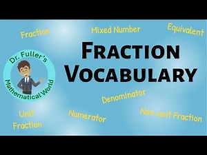 Essential Vocabulary for 3rd Grade Math Success | Learn Key Fraction Terms