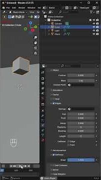 Realistic Jelly Bouncing Animation in Blender | Soft Body Physics Tutorial #blender #softbodyphysics